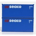 Jacksonville Terminal N Scale GESEACO 20 ft. Standard Height Container; Pack of 2 JTC205340